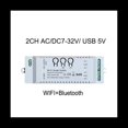 thumbnail image 3 of 2CH WiFi Smart Switch DIY Timer APP 7-32V USB 5V 2.4G WiFi Home Automation Module for Home IFTT,1 * Smart Switch,White, 3 of 8