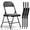 Black, variant on Nazhura Metal Indoor Folding Chair, Black (Set of 4)