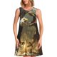 thumbnail image 1 of Fotbe Dinosaur Bald Eagle Vestido de Verano sin Mangas para Mujer – Vestido Midi Línea A, Estilo Camiseta Floral, Vestido Playero Casual y Fluido, 1 of 7