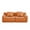 Orange, variant on 82" Deep Seat Cloud Couch, 2-Seater boneless couch, Teddy Fabric Modular Sectional Sofa, No Assembly Foam Floor Couch, Modern Living Room Sofa for Small Space Apartment Bedroom Office, Camel