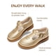 thumbnail image 3 of Zapatos Mary Jane para Niñas DREAM PAIRS Dorados con Cierre de Velcro, 3 of 7