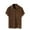 Brown, variant on XuJwPNcy Mens Casual Slim Fit T-Shirts Henley Shirts Short Sleeve Solid Color T Shirts Fashion Summer Trendy Henley Shirts