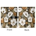 thumbnail image 2 of Leather Notebook with Pen Holder Writing Notepad Includes 100 Pages Lined Journal Camouflage White Flowers, 2 of 6