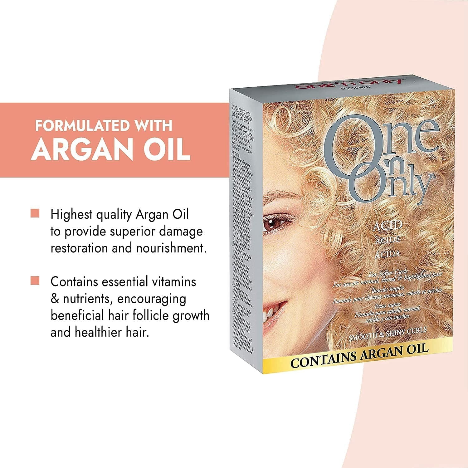 One 'n Only  Acid Perm For Normal , Tinted , Highlighted Hair perm Pack of 4