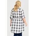 thumbnail image 2 of Avenue Women's Plus Size Pleasant Notched Neck Shirt, 2 of 6