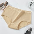 thumbnail image 2 of Seamless Women's Underwear Cotton Mid Waist Comfortable and Traceless Pants, 2 of 7