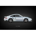thumbnail image 2 of Rogan, Mark 24x17 Gold Ornate Wood Framed with Double Matting Museum Art Print Titled - Porsche 911 Turbo 997 2007, 2 of 4