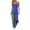 Blue03, variant on Womens Tops Scoop Neck Long Sleeveless Cami Top, Side Ruched High Slit Maxi Tank, Sleeveless Tunic Vest Womens Workout Tops