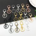 thumbnail image 3 of ZheElen 10pack/lot Metal Key Chain Snap Hooks - Accessories For Personalized Keychain Is Low Swimming black 1Set, 3 of 6
