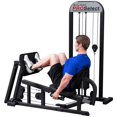 thumbnail image 6 of Body-Solid Pro Select Leg Press Machine, 210 lb. Stack, for Commercial Use, Adjustable Footplate, Black, 6 of 6