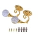 thumbnail image 1 of 2x Metal cristal cortina retención pared ventana cortinas atar ganchos colgador soporte dorado, 1 of 5