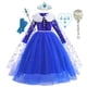 thumbnail image 1 of Disney Frozen princesa Elsa vestido niña Cosplay disfraz cumpleaños carnaval fiesta Snow Queen manga larga ropa de invierno niños Outfit9-10T (etiqueta 150) Gao Jinjia LED, 1 of 2