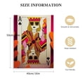 thumbnail image 2 of Nawypu  Retro Playing Card Canvas Poker Wall Art Prints,Modern Minimalist Joker Jack Queen King Prints Decor for Bedroom Living Room Bar Ready To Hang  Queen, 2 of 5