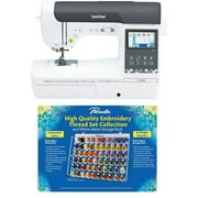 Brother SE2000 Computerized Sewing and Embroidery Machine, ETKS63 Pacesetter 63-Color Thread Set