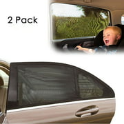 Fordawn Universal Car Side Window Sun Shade, Protects Your Baby and Older Kids from the Sun, Fits All (99%) Cars, Most SUVs(2 Pack)