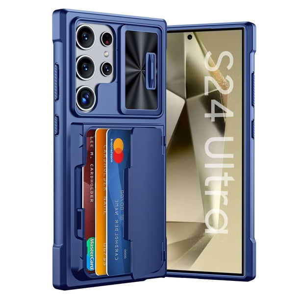 Funda GooseBox para Samsung Galaxy S24 Ultra de 6,8 pulgadas, color azul