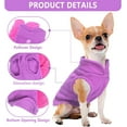 thumbnail image 4 of 2 Pieces Fleece Dog Sweater Vest Winter Warm Dog Sweaters for Small Dogs Male Female Fall Pullover Doggie Clothes with D-Ring Soft Puppy Cold Weather Coat Clothing, 4 of 7