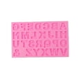 thumbnail image 2 of Matsuzay Molde de pastel de silicona en forma de letra Molde de postre Sugarcraft Moldes de decoración Galletas Utensilios para hornear Type2 NO2, 2 of 6