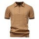 thumbnail image 1 of pstuiky Camisas casuales de manga corta para hombre, Suéter informal de manga corta con cuello vuelto, cómodo y liso para hombre camisetas de hombre m, 1 of 4