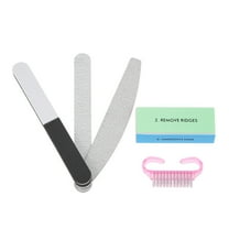 5pcs/set Nail Art Buffer File Block Brush Medicure Pedicure Buffing Sanding Polish DIY Nail Beauty Tools Random Color