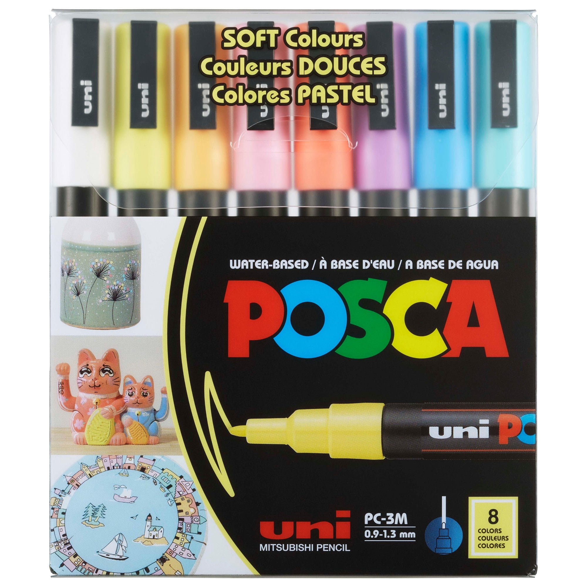 POSCA MOP'R Permanent Paint Markers, Pack of 8 - Walmart.com