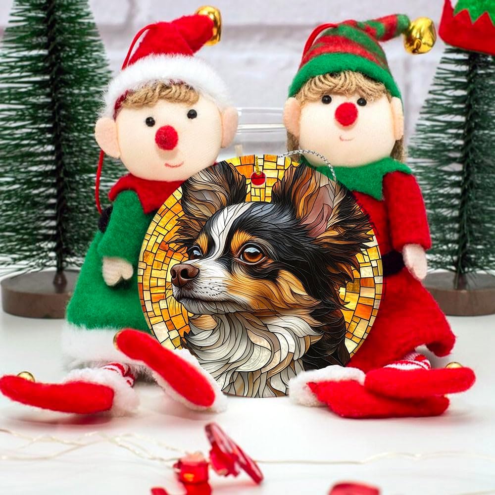 Personalized Christmas Ornaments Tri 4gFVjL (Chihuahua 5)
