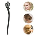 thumbnail image 3 of Unique Bargains 1 Pc Hair Chopstick Butterfly Hair Hairpin for Women Black, 3 of 5