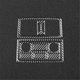thumbnail image 3 of For 5 Series E60 2004-2007 Carbon Fiber Car Rear Air Outlet Vent Cover Panel Trim Sticker Interior Accessories, 3 of 5
