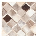 thumbnail image 6 of SAFAVIEH Studio Leather Nanette Geometric Diamonds Area Rug, Ivory/Grey, 5' x 8', 6 of 8