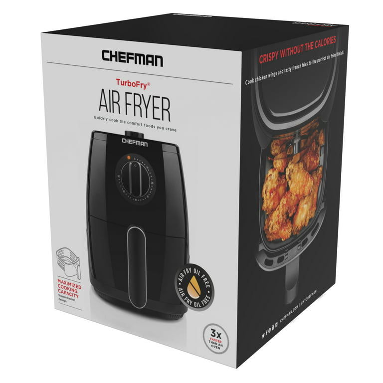 Chefman TurboFry 2-Qt. Air Fryer Black