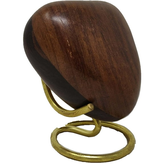 Galaxy Indiacraft Heart Shape Keepsake Funeral Cremation Urns for Pet, Dog and Human Ashes (No Engraving, Small 3" 7Cu/in Rosewood)
