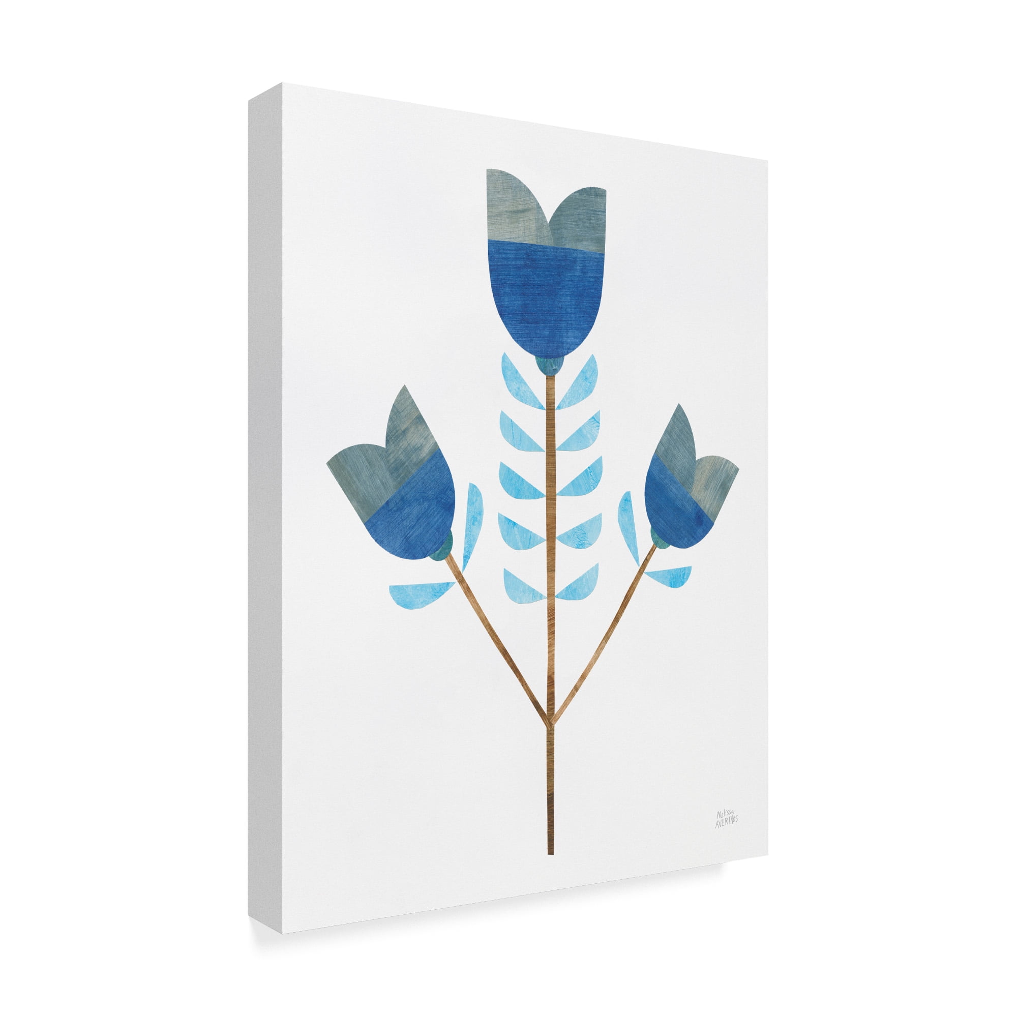 Trademark Fine Art 'Retro Blooms I' Canvas Art by Melissa Averinos
