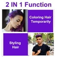 thumbnail image 5 of ikzee Coloring Hair Wax, Purple - Hair Styling Clay Washable - Temporary Hair Dye - Hair Color Wax For Women Men Kids Party Cosplay, 5 of 9