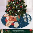 thumbnail image 6 of FMSHPON Cute Corgi Dog Xmas Christmas Tree Skirt Stand Mat for Holiday Party Decoration Indoor Outdoor 36 inches, 6 of 6
