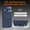 Blue, variant on ShellTech For iPhone 16 Hybrid Case with Magnetic 360 Rotating Ring Hidden Kickstand, Shockproof PC+TPU, Anti-Scratch, Anti-Fingerprint, Wireless Charging Full Lens Protection,Silver