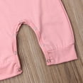 thumbnail image 5 of Qiylii Baby Girls Fall Clothes Set, Long Sleeve 3D Flower Solid Color Romper + Hat, 5 of 8