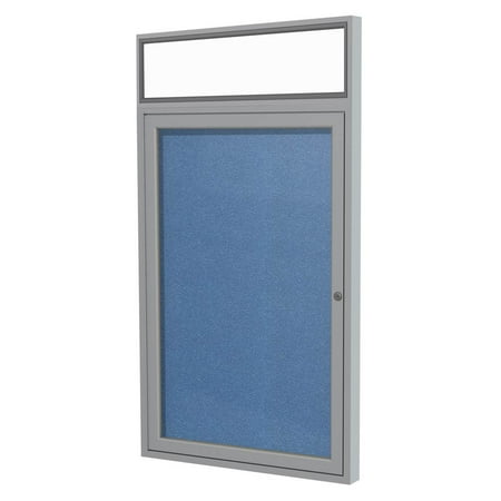 1-Door Tackboard in Ocean (24 in. W x 36 in. H)