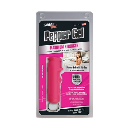 UPC: 0023063153094 | Sabre Pepper Gel W/ Flip Top-pink