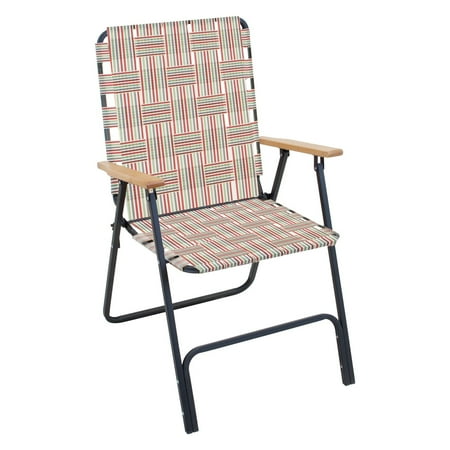 Rio Brands Rio Folding Highback Web Lawn Chair Walmart Com