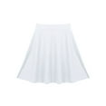 thumbnail image 6 of Eandarui Kids Girls Knee Length Skater Skirts Stretchy Pleated Casual School Uniform A-line Style White 12, 6 of 7