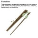 thumbnail image 3 of Seitruly Vajilla para ancianos discapacitados, tenedor a prueba de herrumbre, cuchara, estabilización de antivibración, palillos chinos masajeadores Palillos de una pieza Seitruly CE013522-05B, 3 of 6