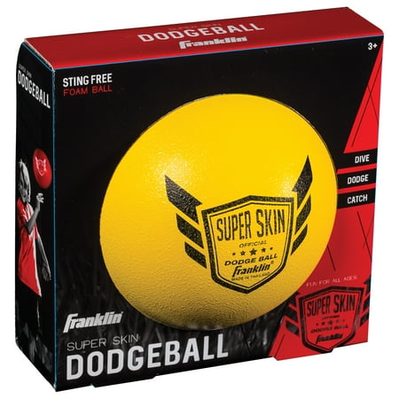 Franklin Sports 6" Superskin Dodgeball, 1 Ball (Assorted Colors)