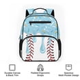 thumbnail image 6 of Jeiento Ice-Cream Preschool Backpack for Toddler, Light Blue 13.5 Inch Kids School Backpack for Boys & Girls 2-5, Lightweight Bookbag with 2 Front Pockets, 6 of 7