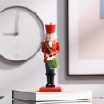 thumbnail image 3 of 2pieces Handmade Wood Handpainted Nutcracker Soldier Puppet Toy Christmas Party Collectibles Gift Soledad marioneta soldado cascanueces, 3 of 9