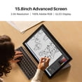 thumbnail image 2 of HUION Kamvas Studio 16 Pen Computadora, Windows 11, Intel Core i7, con 16 GB DDR4 y 512G SSD,, 2 of 8