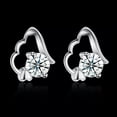 thumbnail image 2 of QQTDFG 925 Sterling Silver Earrings Stud AAA Zirconia Push Back Clasp L768-default, 2 of 6
