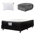 thumbnail image 1 of Colchón Queen Size + Box Belu + Edredón Homy+ Almohada One Dicasa  Legan, 1 of 7