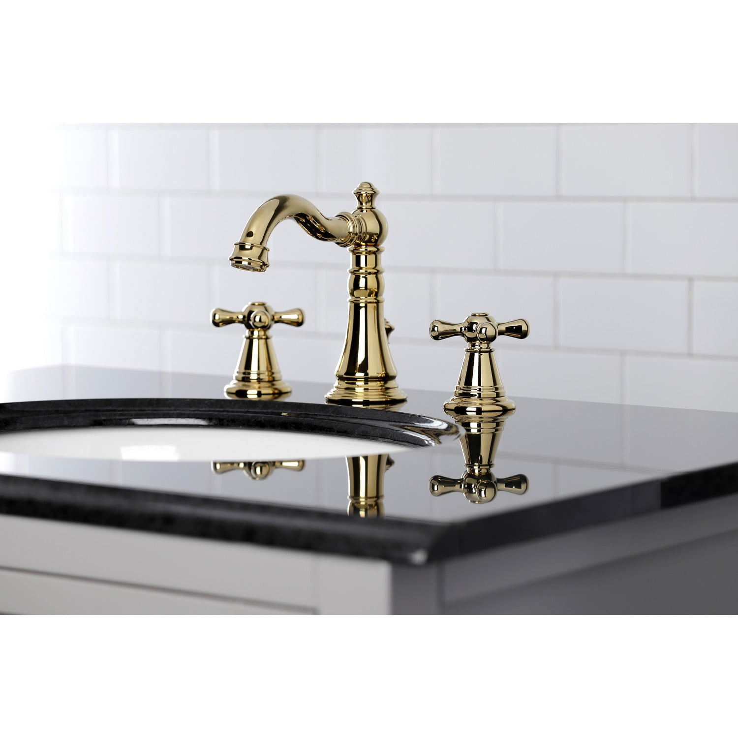 Fauceture FSC1972AAX American Classic 8 in. Widespread Bathroom Faucet, Polished Brass