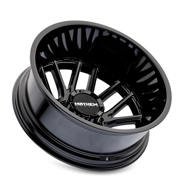 20x8.25 Mayhem Cogent Gloss Black DUALLY REAR Wheel 8x6.5 (-192mm