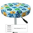 thumbnail image 4 of Naloa Cartoon Monster Round Bar Stool Cushion Cover 12-14 inch, Fits Kitchen, Office, Restaurant Chairs - 13 inch, 4 of 7